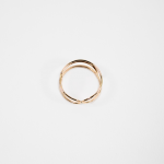 paper clip gold ring